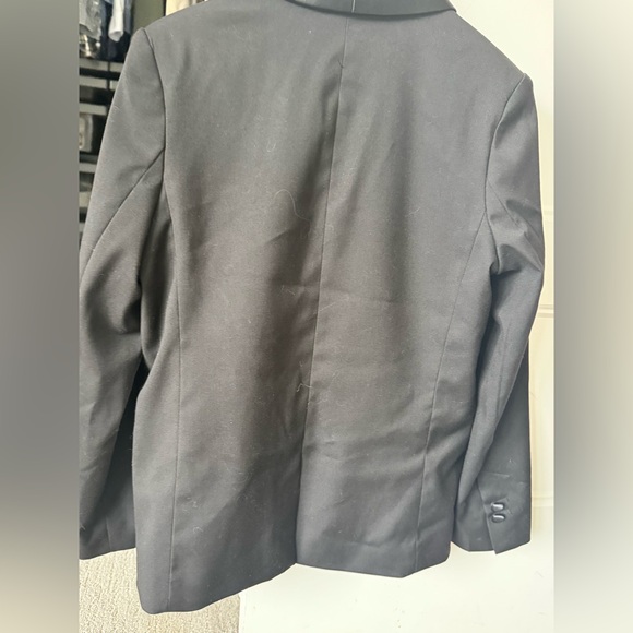 NWT Zara kids Black Shawl-Collar Tuxedo Blazer. - Picture 3 of 8